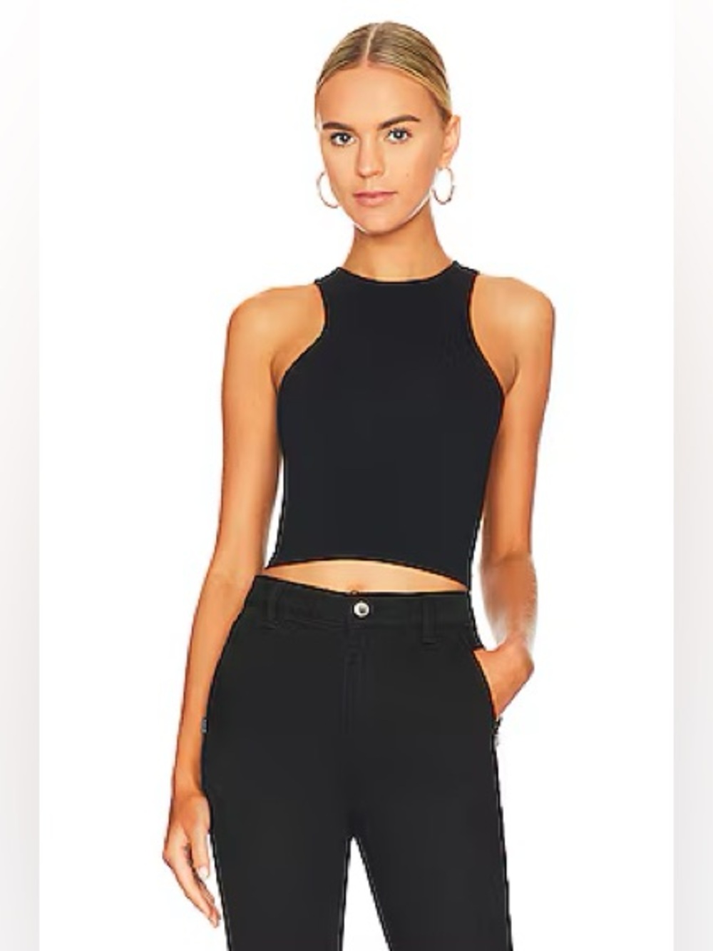 Free People Clean Lines Cami XS/S Black